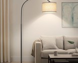 Arc Floor Lamps For Living Room, Modern Standing Lamp With Adjustable Ha... - $76.99
