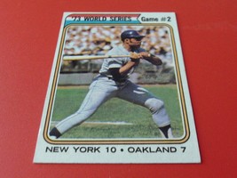 1974 1973 World Series Game 2 # 473 Topps Nm / Mint Or Better !! - £58.98 GBP