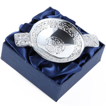 Celtic Knotwork Eternity Mini Pewter Quaich - MQ25 - $27.78