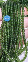 Peridot Green Jadeite Gemstone Round Ball 4mm 6mm 8mm 10mm 12mm  Spacer ... - €4,98 EUR