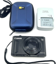 Canon PowerShot SX610 HS Digital Camera Black 20.2MP 18x Zoom WiFi  TESTED - £246.23 GBP