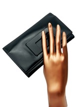 Gucci Long Leather Wallet  Black Unisex - $277.20