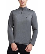 Spyder Men&#39;s Size 3XL Gray Black Pullover 1/4 Zip Athletic Sweatshirt To... - $10.79