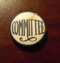 Vintage 1950s Committee Pinback LOOK - $15.84