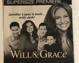 Will And Grace Tv Guide Print Ad Advertisement Jennifer Lopez Debra Mess... - $5.93