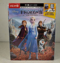 NEW Frozen 2 II 4K UHD + Blu-ray Disc + Digital + Slip Cover Target Exclusive - $9.18