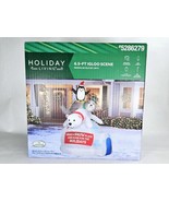 New! 6.5 Foot Inflatable Christmas Polar Bear Penguin Seal On Igloo Home... - $1,903.76 MXN