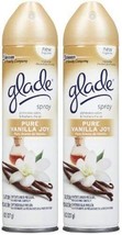 Glade Air Freshener Aerosol Spray - Pure Vanilla Joy - 8 oz - 2 pk - £17.89 GBP