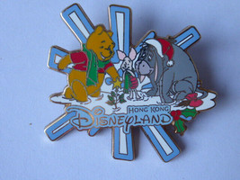 Disney Trading Pins 42808 HKDL - Christmas 2005 (Pooh, Piglet & Eeyore) - £55.79 GBP