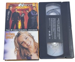 Nsync &amp; Britney Spears VHS Tape Music Video Compilation 2000 Vintage Nos... - £3.81 GBP