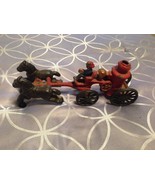 Vintage Cast Iron Horse Drawn Fire Engine - $33.93 CAD