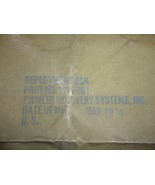 DEPLOYMENT BAG  FLAP PART NO. 11-1-561 MARCH 1974 PIONEER RECOVERY SYSTE... - €14,88 EUR