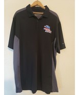 Nike golf dri-fit black XL central Florida basketball golf polo vented g... - $153.00 MXN