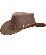 OUTBACK TRADING Unisex 13009 Hemlock Western Leather Cowboy Hat Lg Brown... - €51,16 EUR