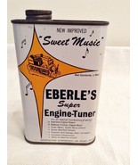 NOS Vtg 1 Pint Eberle&#39;s Super Engine-Tuner Motor Tune-Up Metal Can ~ Gra... - $9.74