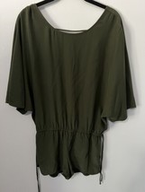 Haute hippie women&#39;s green silk romper Size X small - £19.47 GBP