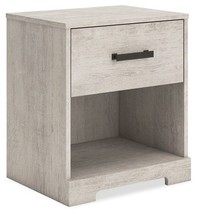 Shawburn - Whitewash - One Drawer Night Stand - $67.00