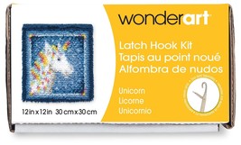 Spinrite Wonderart Latch Hook Kit 12inchX12inch Unicorn 1 Pack of 12 Piece - $156.99
