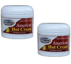 X2 Unid American Hot Cream Crema Reductora 4oz Lipo Gel Reductor Quema Grasa - £10.57 GBP