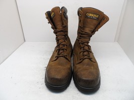 Carolina Men&#39;s 8&quot; Steel Toe Waterproof Work Boots CA3524 Brown Leather Size 13D - $64.12