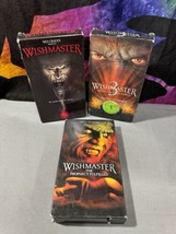 Wishmaster 1 3 And Prophecy Fulfilled VHS Lot - £15.48 GBP
