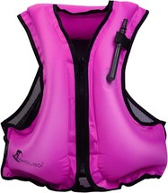 Adult Inflatable Snorkel Jacket For Men And Women With Leg Straps For - £30.83 GBP