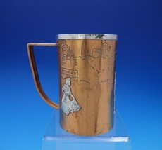 Victoria Taxco Mexican Sterling Silver and Copper Mug w/Dancers #267 (#3794) - £228.70 GBP