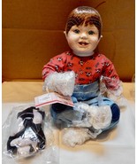 Ashton-Drake Galleries Drew Bean Bag Farm Boy Doll 1998 NIB By Regina Cl... - £36.01 GBP