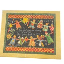LANG Susan Winget Christmas Card The Joy You Give Country School Kids - £15.44 GBP