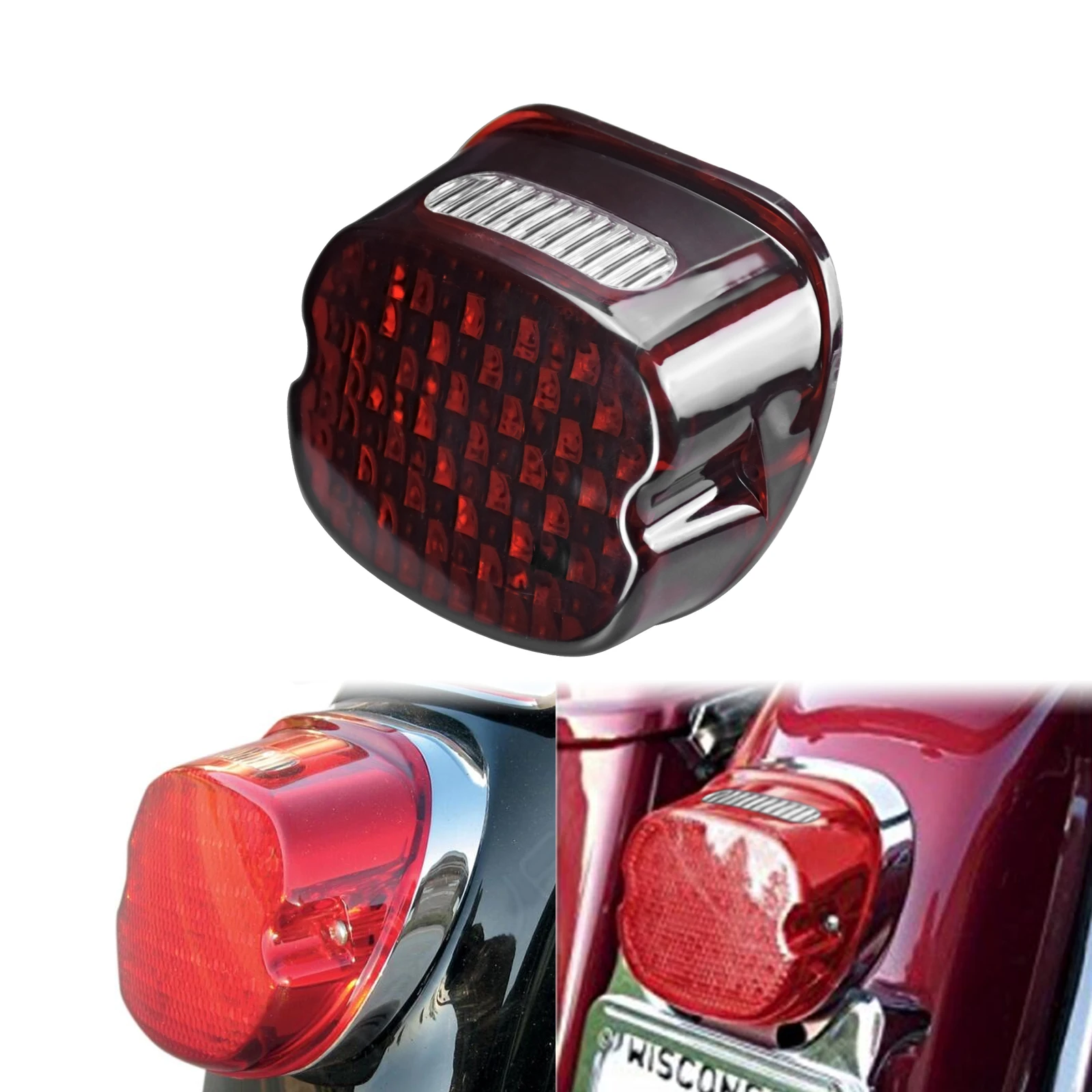 Led Ke Tail Light Harley Ter Dyna Fat Boy Flstf Night Train Fxstb Softail Fl To - £503.33 GBP