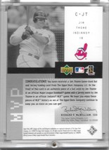 2002 Jim Thome Ud Mvp Souvenir Authentic Game Used #C-JT - £19.34 GBP
