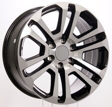Chevy Silverado Tahoe Suburban 20" Black &amp; Machine Split Spoke Wheels 20... - $969.21