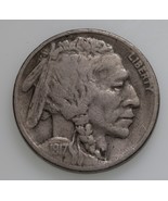 1917-S 5C Buffalo Nickel in Fine Condition, Natural Color, Strong Horn f... - $153.85 CAD