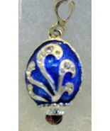 Silver Russian Handmade Faberge EGG PEDANT # PD-11-027 - $67.46