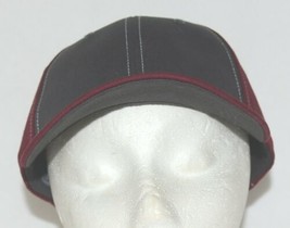 Richardson Contrast Stitching Maroon Charcoal Style 275 Baseball Hat Adjustable - £8.58 GBP