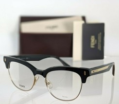 Authentic Fendi FF 0163 Eyeglasses VJG Black &amp; Gold 51mm Slight Defect  - £76.89 GBP