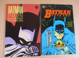 Batman Year One Year Two DC Comics Graphic Novel 1988 NM High Grade Books - $21.50