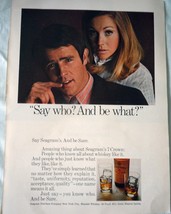 Seagram’s 7 Crown Whiskey Magazine Advertising Print Ad Art 1969 - $5.99