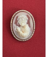Vintage Cameo Pin (j299) - $279.15 MXN