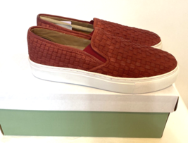 Walk With Me Cortland Red Slip On Woven Loafer Size 7M, New in Box - $28.49