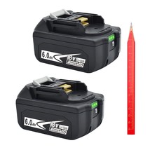 Bl1860 6.0Ah 18 Volt Battery Replacement For Makita 18V Battery With Led Indicat - £87.91 GBP