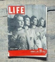 LIFE Magazine February 9 1942 - Nice Cover - CURRIER &amp; IVES PRINTS - WW ... - £8.19 GBP