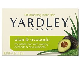 Yardley 5583027.2x9 Aloe and Avocado Naturally Moisturizing Bath Bar (Pack of 9) - £24.76 GBP