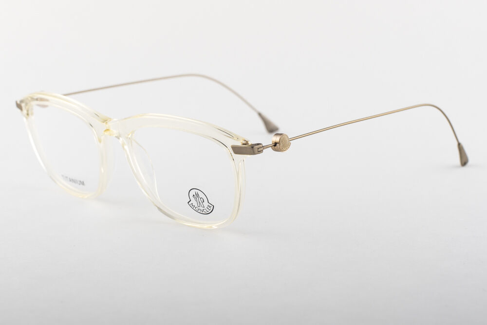 MONCLER MC012-V06 White Gold Titanium Eyeglasses MC 012-V06
