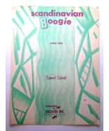 Scandinavian Boogie Sheet Music Samuel Spivak 1962 Piano Solo Belwin Vin... - £30.79 GBP