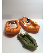 Boats Rubber Rafts Lego Bulk Mix Lot Water Ocean Orange green coast guard - €9,71 EUR