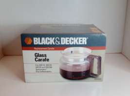 New Vintage Black &amp; Decker 3355D 10 Cup Replacement Glass Carafe Spacemaker - £16.65 GBP