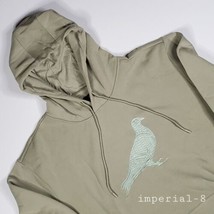 Staple Pullover Hoodie Sweatshirt Size XL Embroidered Pigeon Logo Sage Green  - £71.66 GBP