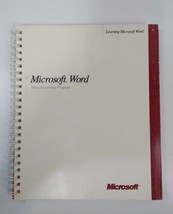 Vintage Microsoft Word Apple Macintosh Series Word Processing Program Manual - £7.57 GBP