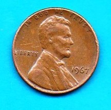 1967 Lincoln Cent -- High-Grade -- Minimum Wear - $0.01
